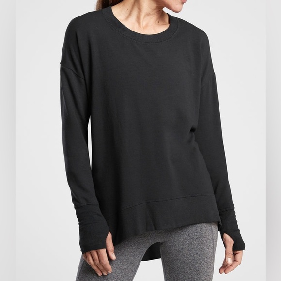 Athleta Tops - Athleta Coaster Alice Sweatshirt Black
